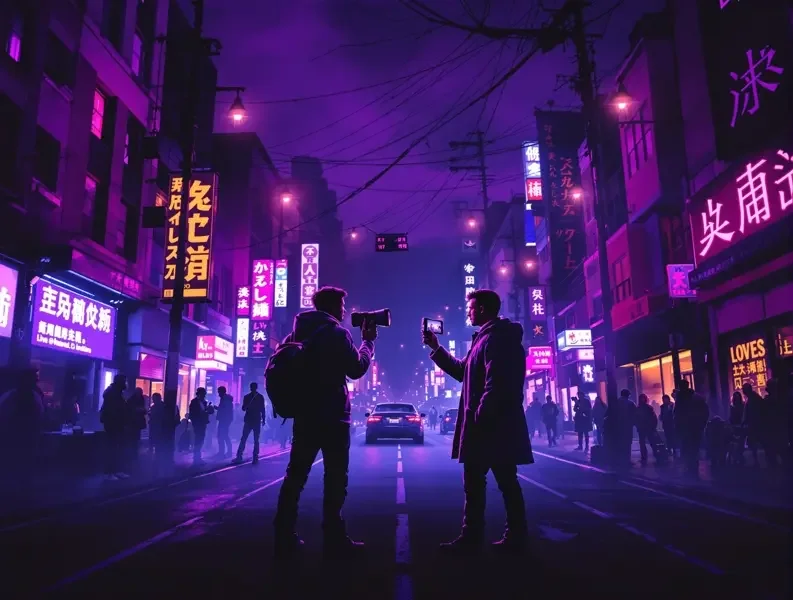 网红主播凌晨约架直播，警方到场双方秒怂